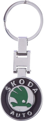 Confident SCODA Car Logo Key Chain(Multicolor)