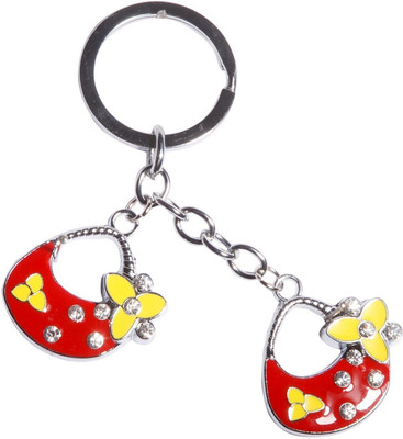 Oyedeal Dual Ladies Purse Key Chain(Red)