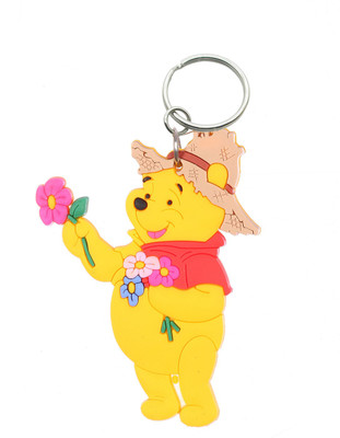Confident Lucky Rubber Key Chain(Multicolor)