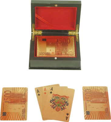 Bs Spy Gold Cards 500 Euro With Casee Duplex Centered Board(Gold)