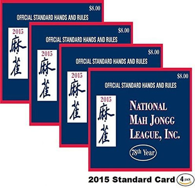 Mah Jongg Direct National Mah Jongg League 2015 Score Standard Print (4 Pack)(Blue)
Mah Jongg Direct National Mah Jongg League 2015 Score Standard Print (4 Pack)(Blue)