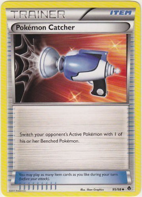Pokemon Catcher Black & White Emerging Powers(Multicolor)