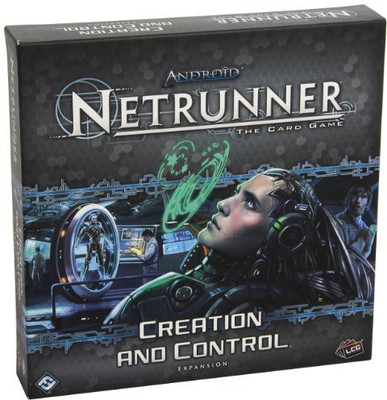 Fantasy Flight Games Android Netrunner Lcg Creation And Control Expansion(Black)