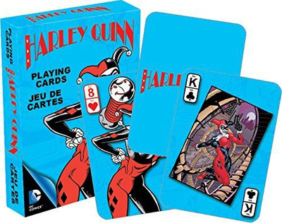 Aquarius Dc Comics Harley Quinn Playing Cards(Blue)