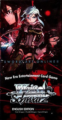 WS Weiss Schwarz Weiss Schwarz Sword Art Online Ii Extra Booster Box(Maroon)