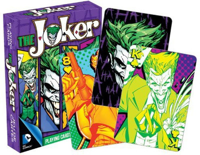 Aquarius Dc Comics Joker Playing Cards(Multicolor)