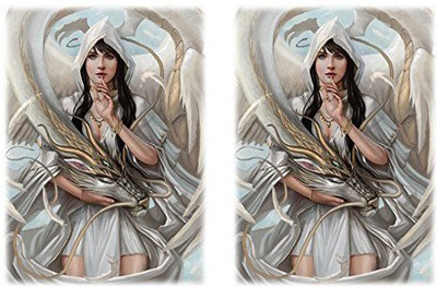 Max Protection 100 Let Sleeping Dragon Lie Deck Protectors Shuffle Tech(Beige)