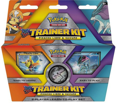 Pokemon XY Trainer Kit-Pikachu Libre and Suicune 2-Player Learn-to-play Set(Multicolor)
Pokemon XY Trainer Kit-Pikachu Libre and Suicune 2-Player Learn-to-play Set(Multicolor)