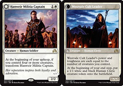 Magic: the Gathering Hanweir Militia Captain - Westvale Cult Leader - Shadows Over Innistrad(White)
Magic: the Gathering Hanweir Militia Captain - Westvale Cult Leader - Shadows Over Innistrad(White)
