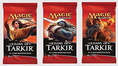 Magic: the Gathering 3 (Three) Packs Of Mtg Khans Of Tarkir Booster Pack Lot(Red)
Magic: the Gathering 3 (Three) Packs Of Mtg Khans Of Tarkir Booster Pack Lot(Red)