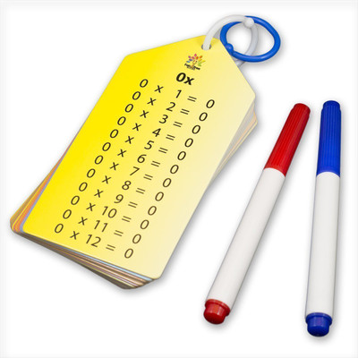 Fun Tree Books Wipe Clean Times Tables Multiplication Facts Flash Cards(Multicolor)
Fun Tree Books Wipe Clean Times Tables Multiplication Facts Flash Cards(Multicolor)