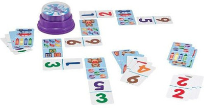 Melissa & Doug Press And Spin Picture Dominoes(Multicolor)
