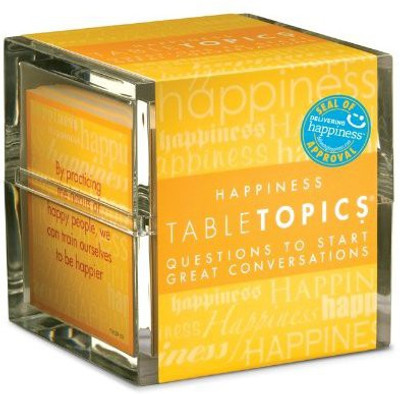 TableTopics Happiness Questions To Start Great Conversations(Yellow)