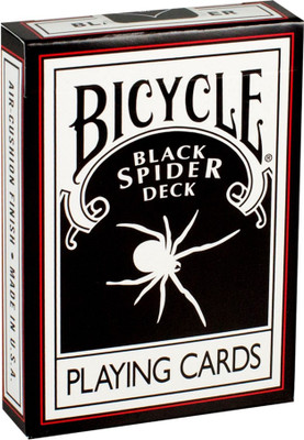 Ellusionist Bicycle Black Spider Playing Cards (BLACK) Deck w/4 Gaff by Magic Makers Inc(Black)
Ellusionist Bicycle Black Spider Playing Cards (BLACK) Deck w/4 Gaff by Magic Makers Inc(Black)