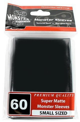 Monster Protector Sleeves Sleeves Smaller Size Flat Matte Black (Fits Yugioh(Black)
Monster Protector Sleeves Sleeves Smaller Size Flat Matte Black (Fits Yugioh(Black)