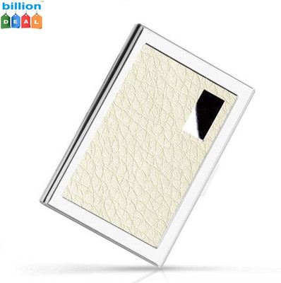 Billiondeal Stylish Stainless Steel Executive 6 Card Holder(Set of 1, White, Silver)
Billiondeal Stylish Stainless Steel Executive 6 Card Holder(Set of 1, White, Silver)