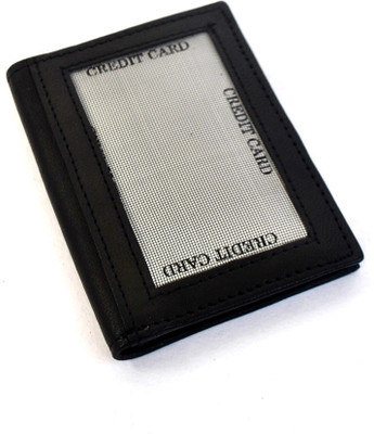 Modish 6 Card Holder(Set of 1, Black)