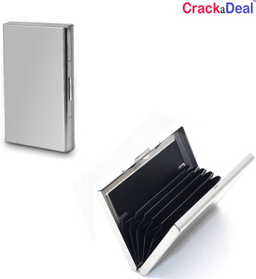 CrackaDeal High Quality | Pack of 2 |Steel Plain Waterproof Business ATM 6 Card Holder(Set of 2, Multicolor)
CrackaDeal High Quality | Pack of 2 |Steel Plain Waterproof Business ATM 6 Card Holder(Set of 2, Multicolor)