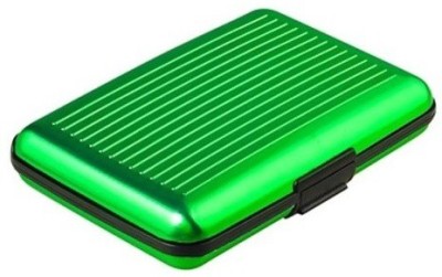 FASTOP Business Card, ATM Card, Credit Card Wallet Holder Aluminum Metal Case Box, Blocking Hard Case Holder Silver For Office Use 6 Card Holder(Set of 1, Green)
FASTOP Business Card, ATM Card, Credit Card Wallet Holder Aluminum Metal Case Box, Blocking Hard Case Holder Silver For Office Use 6 Card Holder(Set of 1, Green)