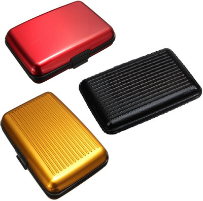 FASTOP Set of 3 FASTOP® ATM Card Business ID Card Holder Credit Card and Debit card Wallet Holder Aluminum Security Wallet RFID Protection 6 Card Holder(Set of 3, Multicolor)
FASTOP Set of 3 FASTOP® ATM Card Business ID Card Holder Credit Card and Debit card Wallet Holder Aluminum Security Wallet RFID Protection 6 Card Holder(Set of 3, Multicolor)