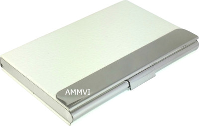 Ammvi Creations 15 Card Holder(Set of 1, White)