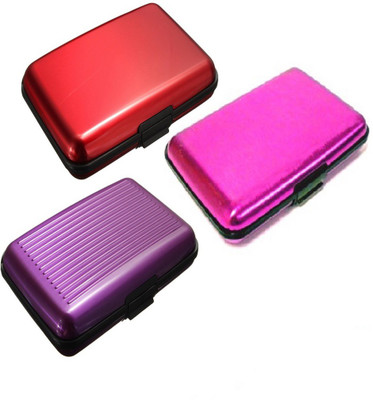 FASTOP Set of 3 FASTOP® ATM Card Business ID Card Holder Credit Card and Debit card Wallet Holder Aluminum Security Wallet RFID Protection 6 Card Holder(Set of 3, Multicolor)
FASTOP Set of 3 FASTOP® ATM Card Business ID Card Holder Credit Card and Debit card Wallet Holder Aluminum Security Wallet RFID Protection 6 Card Holder(Set of 3, Multicolor)
