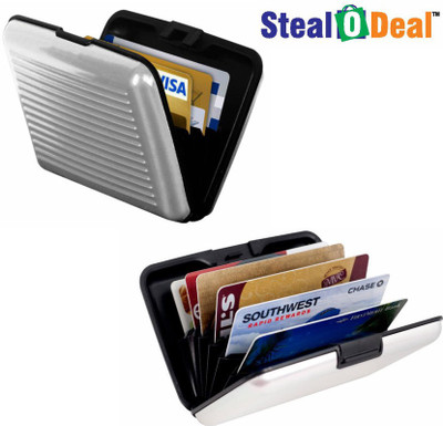 Stealodeal Grey and White Security Credit/Debit 6 Card Holder(Set of 2, Grey, White)
Stealodeal Grey and White Security Credit/Debit 6 Card Holder(Set of 2, Grey, White)