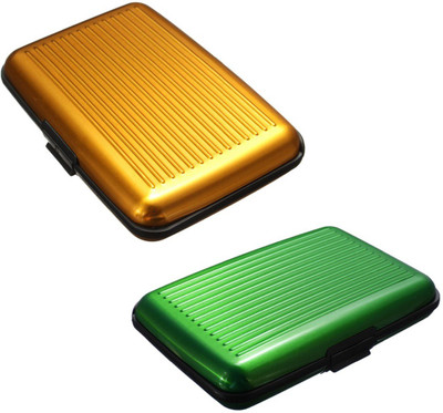 FASTOP Set of 2 FASTOP® ATM Card Business ID Card Holder Credit Card and Debit card Wallet Holder Aluminum Security Wallet RFID Protection 6 Card Holder(Set of 2, Multicolor)
FASTOP Set of 2 FASTOP® ATM Card Business ID Card Holder Credit Card and Debit card Wallet Holder Aluminum Security Wallet RFID Protection 6 Card Holder(Set of 2, Multicolor)