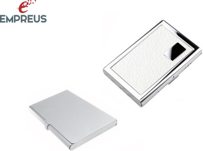 Empreus High Quality ATM & Visiting Card Holders 6 Card Holder(Set of 2, Silver, White)
Empreus High Quality ATM & Visiting Card Holders 6 Card Holder(Set of 2, Silver, White)