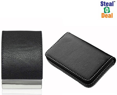 Stealodeal Black Top Elegant Visiting With Full Leather 20 Card Holder(Set of 2, Black)
Stealodeal Black Top Elegant Visiting With Full Leather 20 Card Holder(Set of 2, Black)