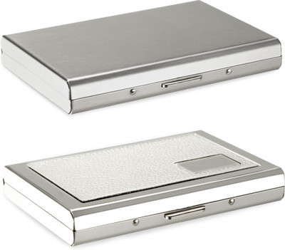 Billiondeal High Quality | Combo of 2 | Steel Plain Metal Silver ATM And 1 Steel Card Holder And 1 Black Case Steel ATM Card Holder 6 Card Holder(Set of 2, Silver)
Billiondeal High Quality | Combo of 2 | Steel Plain Metal Silver ATM And 1 Steel Card Holder And 1 Black Case Steel ATM Card Holder 6 Card Holder(Set of 2, Silver)
