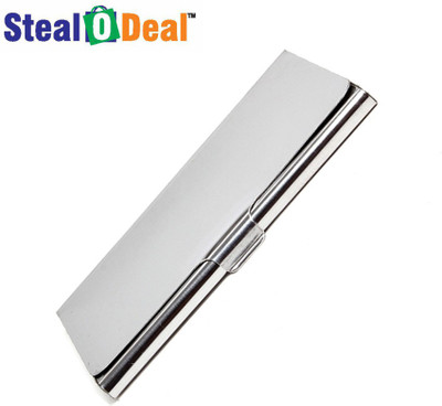 Stealodeal 2pc Silver Stainless Steel with Red Security Credit/Debit 10 Card Holder(Set of 3, Silver, Red)
Stealodeal 2pc Silver Stainless Steel with Red Security Credit/Debit 10 Card Holder(Set of 3, Silver, Red)