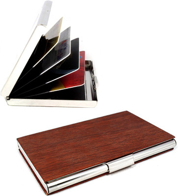 Stealodeal Brown Wooden Texture Steel With White Metal Bracket 15 Card Holder(Set of 2, Brown, White)
Stealodeal Brown Wooden Texture Steel With White Metal Bracket 15 Card Holder(Set of 2, Brown, White)