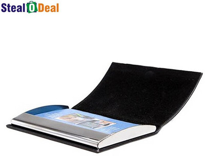 Stealodeal Black Side Elegant Visiting With Full Brown Leather 20 Card Holder(Set of 2, Black, Brown)
Stealodeal Black Side Elegant Visiting With Full Brown Leather 20 Card Holder(Set of 2, Black, Brown)