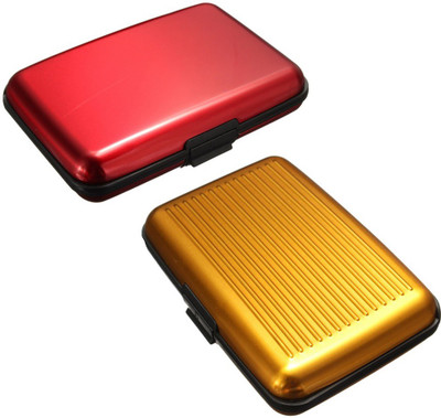 FASTOP Set of 2 FASTOP® ATM Card Business ID Card Holder Credit Card and Debit card Wallet Holder Aluminum Security Wallet RFID Protection 6 Card Holder(Set of 2, Multicolor)
FASTOP Set of 2 FASTOP® ATM Card Business ID Card Holder Credit Card and Debit card Wallet Holder Aluminum Security Wallet RFID Protection 6 Card Holder(Set of 2, Multicolor)