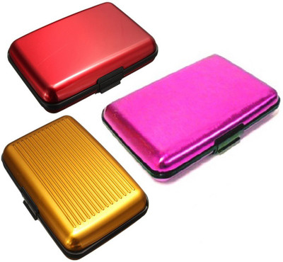 FASTOP Set of 3 FASTOP® ATM Card Business ID Card Holder Credit Card and Debit card Wallet Holder Aluminum Security Wallet RFID Protection 6 Card Holder(Set of 3, Multicolor)
FASTOP Set of 3 FASTOP® ATM Card Business ID Card Holder Credit Card and Debit card Wallet Holder Aluminum Security Wallet RFID Protection 6 Card Holder(Set of 3, Multicolor)