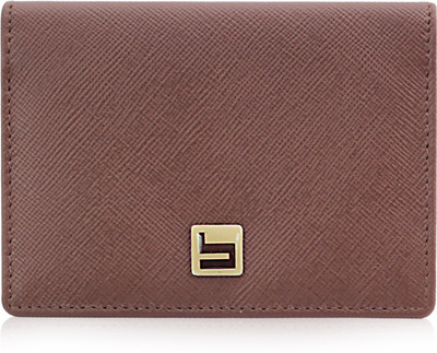 Bosa 10 Card Holder(Set of 1, Tan)
