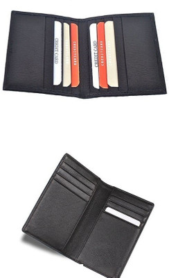 Star Leather 10 Card Holder(Set of 2, Black)