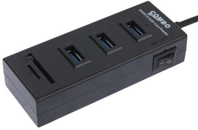Q3 2 in 1 USB 2.0 TF / SD Card Reader & 3-port HUB, Cable Length: 70cm New Combo Card Reader(Black)
Q3 2 in 1 USB 2.0 TF / SD Card Reader & 3-port HUB, Cable Length: 70cm New Combo Card Reader(Black)