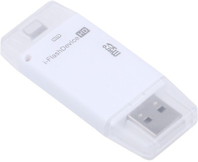 True Deal i-Flash Device HD SD Memory OTG Adapter USB 8-pin Port Memory Stick Card Reader(White)
True Deal i-Flash Device HD SD Memory OTG Adapter USB 8-pin Port Memory Stick Card Reader(White)