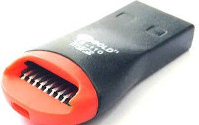 TRENDZ MART GLOBAL 001 Card Reader(Black and Red)