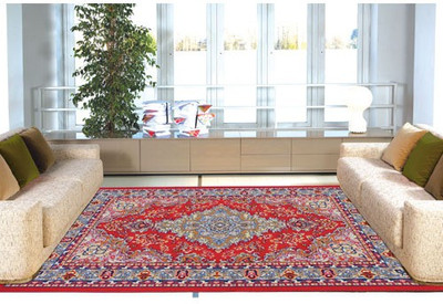 Status Red Wool Carpet(182 cm X 121 cm)