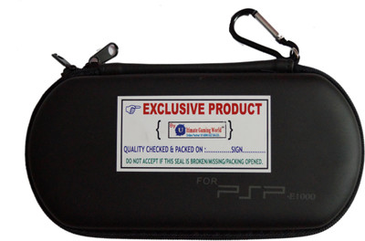 Ultimate Gaming World Pouch for Sony PSP 1000,2000,3000 and E1000/4, Zip Pouch(Black, Rubber)
Ultimate Gaming World Pouch for Sony PSP 1000,2000,3000 and E1000/4, Zip Pouch(Black, Rubber)