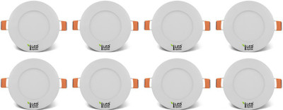 Imperial 4 Watt LED Panel light (Round, Warm White,3000-3500k, Combo of 8) Recessed Ceiling Lamp
Imperial 4 Watt LED Panel light (Round, Warm White,3000-3500k, Combo of 8) Recessed Ceiling Lamp