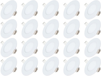 Bene LED 3w Round Recessed Panel, Color of LED Warm White (Yellow) Recessed Ceiling Lamp
Bene LED 3w Round Recessed Panel, Color of LED Warm White (Yellow) Recessed Ceiling Lamp