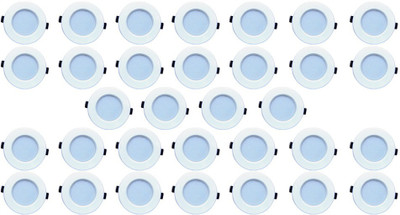 Bene Bene Luster Virgin Plastic Round Ceiling Light (Yellow, 6w Pack of 32 Pcs) Recessed Ceiling Lamp
Bene Bene Luster Virgin Plastic Round Ceiling Light (Yellow, 6w Pack of 32 Pcs) Recessed Ceiling Lamp