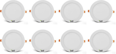 Imperial 12 Watt LED Panel light (Round, Cool White,6000-6500k, Combo of 8) Recessed Ceiling Lamp
Imperial 12 Watt LED Panel light (Round, Cool White,6000-6500k, Combo of 8) Recessed Ceiling Lamp