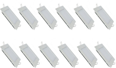 Glamox 6 watt Slim panel light Square white pack of 12 Recessed Ceiling Lamp
Glamox 6 watt Slim panel light Square white pack of 12 Recessed Ceiling Lamp