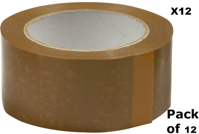 EZPACK Single Sided Packing Tape Packing Tape, Ecommerce Sellers, Brown Tape (NA)(Set of 12, Brown)
EZPACK Single Sided Packing Tape Packing Tape, Ecommerce Sellers, Brown Tape (NA)(Set of 12, Brown)