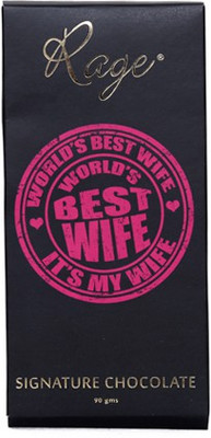Rage World's Best Wife Signature Chocolate - Black & Pink Packaging Chocolate Bars(90 g)
Rage World's Best Wife Signature Chocolate - Black & Pink Packaging Chocolate Bars(90 g)